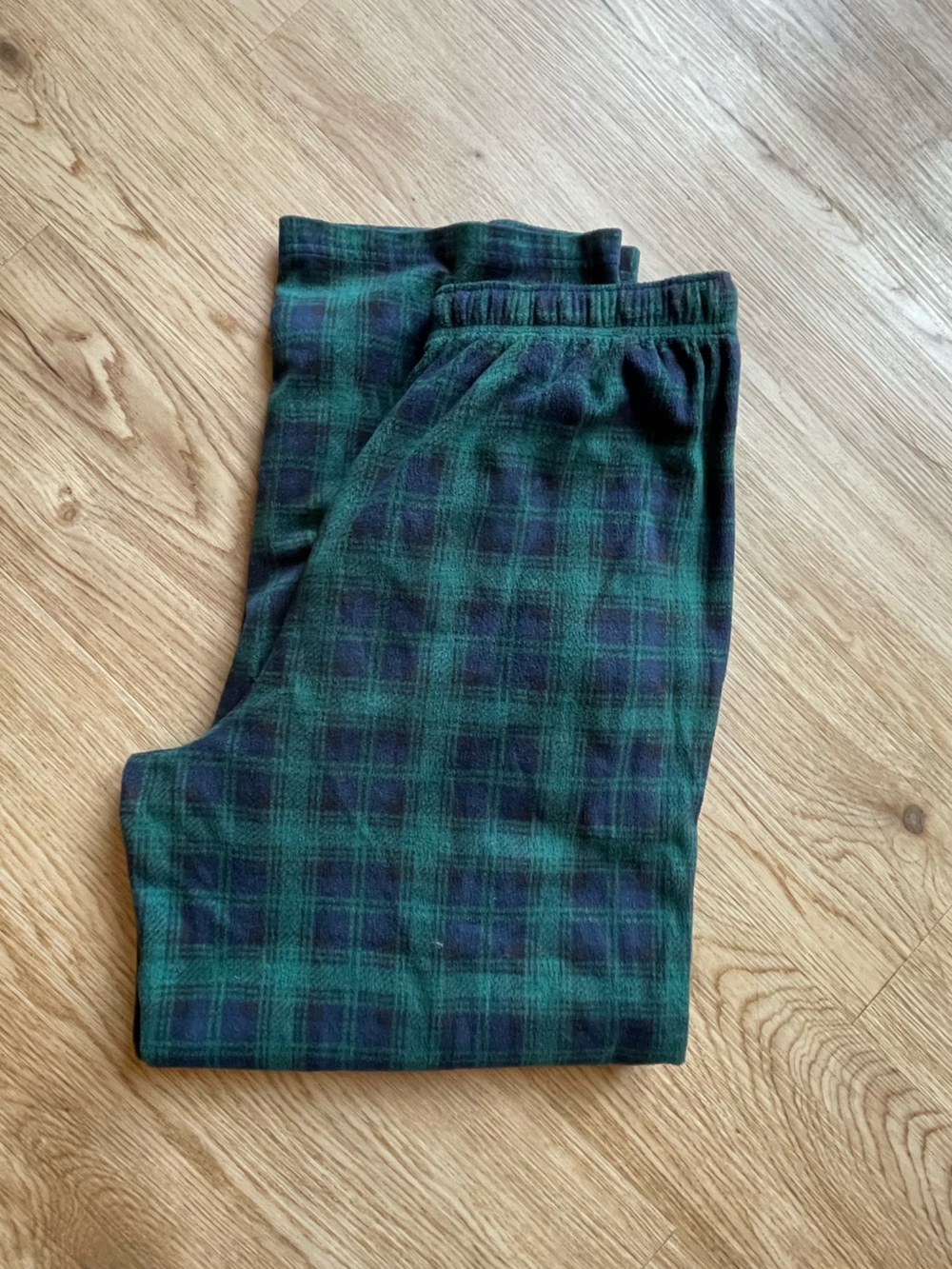 Stafford Green and Black Plaid Sleep Pants